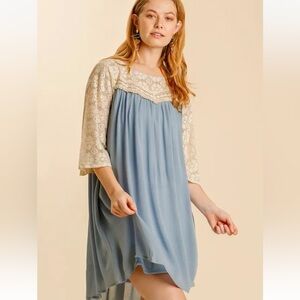 05 Boho Chic Lace Trim Dress